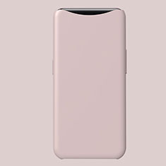 Silikon Hülle Handyhülle Ultra Dünn Schutzhülle Tasche S01 für Oppo Find X Rosa