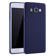 Silikon Hülle Handyhülle Ultra Dünn Schutzhülle Tasche S01 für Samsung Galaxy A7 Duos SM-A700F A700FD Blau