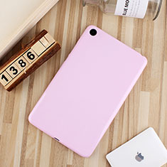 Silikon Hülle Handyhülle Ultra Dünn Schutzhülle Tasche S01 für Xiaomi Mi Pad 4 Rosa