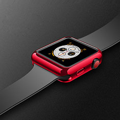 Silikon Hülle Handyhülle Ultra Dünn Schutzhülle Tasche S02 für Apple iWatch 4 40mm Rot