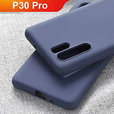 Silikon Hülle Handyhülle Ultra Dünn Schutzhülle Tasche S03 für Huawei P30 Pro Blau