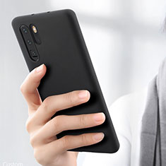 Silikon Hülle Handyhülle Ultra Dünn Schutzhülle Tasche S03 für Huawei P30 Pro New Edition Schwarz