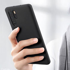 Silikon Hülle Handyhülle Ultra Dünn Schutzhülle Tasche S03 für Huawei P30 Pro Schwarz
