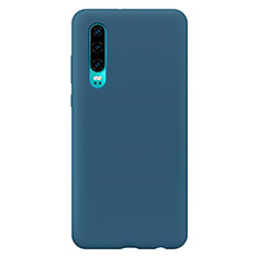 Silikon Hülle Handyhülle Ultra Dünn Schutzhülle Tasche S04 für Huawei P30 Blau
