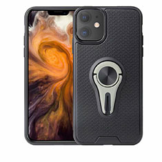 Silikon Hülle Handyhülle Ultra Dünn Schutzhülle Tasche Silikon mit Magnetisch Fingerring Ständer A02 für Apple iPhone 11 Grün