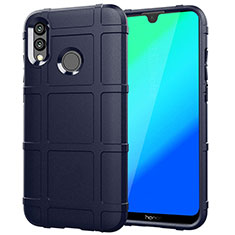 Silikon Hülle Handyhülle Ultra Dünn Schutzhülle Tasche Vorder und Rückseite 360 Grad für Huawei Honor 10 Lite Blau