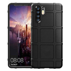 Silikon Hülle Handyhülle Ultra Dünn Schutzhülle Tasche Vorder und Rückseite 360 Grad für Huawei P30 Pro New Edition Schwarz