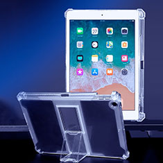 Silikon Hülle Handyhülle Ultradünn Schutzhülle Flexible Tasche Durchsichtig Transparent mit Ständer für Apple iPad Air 2 Klar
