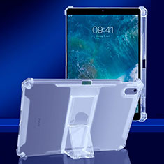Silikon Hülle Handyhülle Ultradünn Schutzhülle Flexible Tasche Durchsichtig Transparent mit Ständer für Apple iPad Air 3 Klar