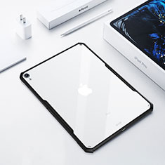 Silikon Hülle Handyhülle Ultradünn Tasche Durchsichtig Transparent für Apple iPad Pro 12.9 (2018) Schwarz