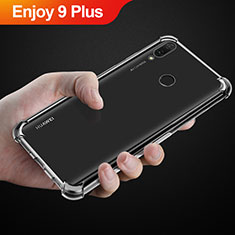 Silikon Hülle Handyhülle Ultradünn Tasche Durchsichtig Transparent für Huawei Enjoy 9 Plus Klar