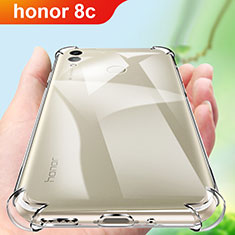 Silikon Hülle Handyhülle Ultradünn Tasche Durchsichtig Transparent für Huawei Honor Play 8C Klar
