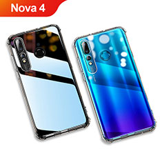 Silikon Hülle Handyhülle Ultradünn Tasche Durchsichtig Transparent für Huawei Nova 4 Klar