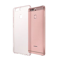 Silikon Hülle Handyhülle Ultradünn Tasche Durchsichtig Transparent für Huawei P9 Rosegold