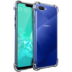 Silikon Hülle Handyhülle Ultradünn Tasche Durchsichtig Transparent für Oppo A5 Klar