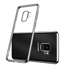 Silikon Hülle Handyhülle Ultradünn Tasche Durchsichtig Transparent für Samsung Galaxy S9 Silber
