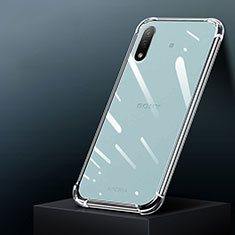 Silikon Hülle Handyhülle Ultradünn Tasche Durchsichtig Transparent für Sony Xperia Ace II SO-41B Klar
