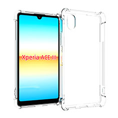 Silikon Hülle Handyhülle Ultradünn Tasche Durchsichtig Transparent für Sony Xperia Ace III SO-53C Klar