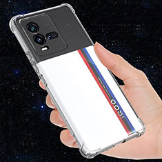 Silikon Hülle Handyhülle Ultradünn Tasche Durchsichtig Transparent für Vivo iQOO 10 5G Klar