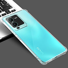 Silikon Hülle Handyhülle Ultradünn Tasche Durchsichtig Transparent für Vivo V25 Pro 5G Klar