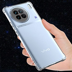 Silikon Hülle Handyhülle Ultradünn Tasche Durchsichtig Transparent für Vivo X90 5G Klar