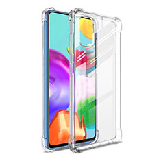 Silikon Hülle Handyhülle Ultradünn Tasche Durchsichtig Transparent G01 für Samsung Galaxy A41 Klar