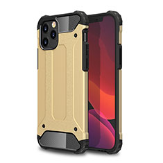 Silikon Hülle Handyhülle und Kunststoff Schutzhülle Hartschalen Tasche für Apple iPhone 12 Max Gold