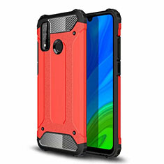 Silikon Hülle Handyhülle und Kunststoff Schutzhülle Hartschalen Tasche für Huawei Nova Lite 3 Plus Rot