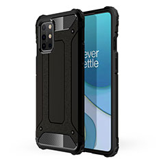 Silikon Hülle Handyhülle und Kunststoff Schutzhülle Hartschalen Tasche für OnePlus 8T 5G Schwarz