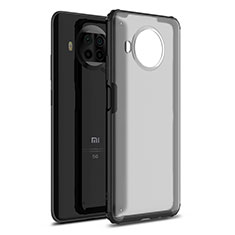 Silikon Hülle Handyhülle und Kunststoff Schutzhülle Hartschalen Tasche für Xiaomi Mi 10T Lite 5G Schwarz