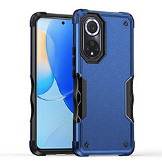 Silikon Hülle Handyhülle und Kunststoff Schutzhülle Hartschalen Tasche QW1 für Huawei Nova 9 Blau