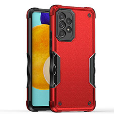 Silikon Hülle Handyhülle und Kunststoff Schutzhülle Hartschalen Tasche QW1 für Samsung Galaxy A53 5G Rot