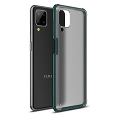 Silikon Hülle Handyhülle und Kunststoff Schutzhülle Hartschalen Tasche U01 für Samsung Galaxy A12 5G Grün