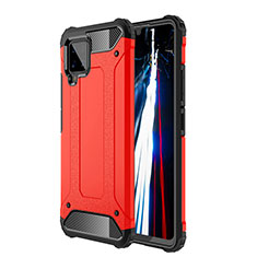 Silikon Hülle Handyhülle und Kunststoff Schutzhülle Hartschalen Tasche WL1 für Samsung Galaxy A42 5G Rot