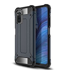 Silikon Hülle Handyhülle und Kunststoff Schutzhülle Hartschalen Tasche WL1 für Xiaomi Poco M5S Königs Blau
