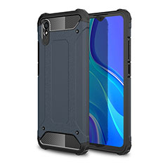Silikon Hülle Handyhülle und Kunststoff Schutzhülle Hartschalen Tasche WL1 für Xiaomi Redmi 9i Königs Blau