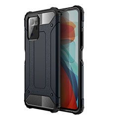 Silikon Hülle Handyhülle und Kunststoff Schutzhülle Hartschalen Tasche WL1 für Xiaomi Redmi Note 10 Pro 5G Königs Blau
