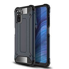 Silikon Hülle Handyhülle und Kunststoff Schutzhülle Hartschalen Tasche WL2 für Xiaomi Poco M5S Königs Blau