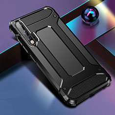 Silikon Hülle Handyhülle und Kunststoff Schutzhülle Tasche für Huawei Nova 6 5G Schwarz