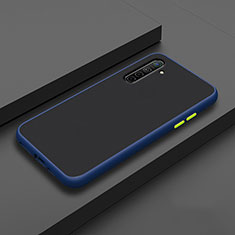 Silikon Hülle Handyhülle und Kunststoff Schutzhülle Tasche für Realme X2 Blau