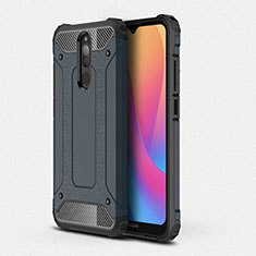 Silikon Hülle Handyhülle und Kunststoff Schutzhülle Tasche für Xiaomi Redmi 8 Blau