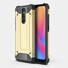 Silikon Hülle Handyhülle und Kunststoff Schutzhülle Tasche für Xiaomi Redmi 8 Gold