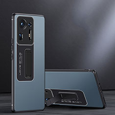 Silikon Hülle Handyhülle und Kunststoff Schutzhülle Tasche mit Ständer JB1 für Xiaomi Mi Mix 4 5G Blau