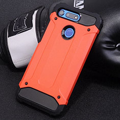 Silikon Hülle Handyhülle und Kunststoff Schutzhülle Tasche R01 für Huawei Honor View 20 Rot