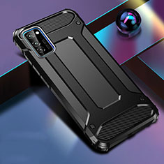 Silikon Hülle Handyhülle und Kunststoff Schutzhülle Tasche R01 für Huawei Honor View 30 Pro 5G Schwarz