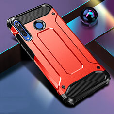 Silikon Hülle Handyhülle und Kunststoff Schutzhülle Tasche R01 für Huawei Nova 4e Rot