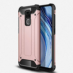 Silikon Hülle Handyhülle und Kunststoff Schutzhülle Tasche R01 für Xiaomi Redmi 10X 4G Rosegold