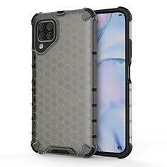 Silikon Hülle Handyhülle und Kunststoff Schutzhülle Tasche R02 für Huawei Nova 7i Grau