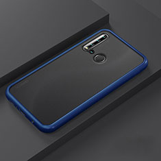 Silikon Hülle Handyhülle und Kunststoff Schutzhülle Tasche R03 für Huawei P20 Lite (2019) Blau