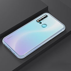 Silikon Hülle Handyhülle und Kunststoff Schutzhülle Tasche R03 für Huawei P20 Lite (2019) Weiß